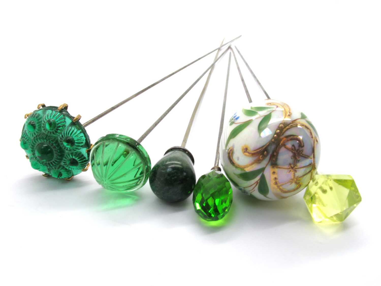 Lot 186 - A Collection of Vintage and Later Hatpins, to...