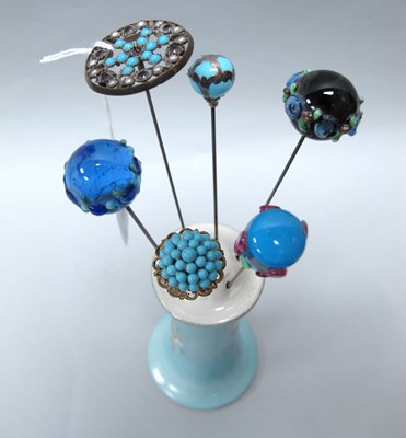 Lot 193 - A Collection of Antique and Later Hatpins, to...