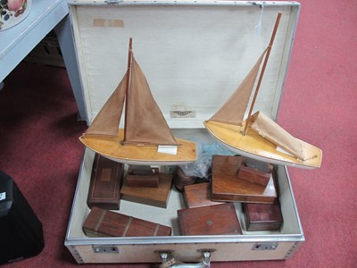 Lot 1409 - XIX Century Mahogany Box, oak box, children's...