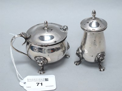 Lot 71 - Walker & Hall; A Hallmarked Silver Pepperette,...