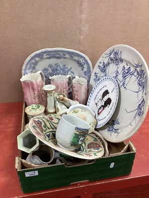 Lot 1032 - Falcon Fruit Bowl, graduated jugs, other...