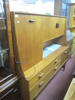 Lot 1476 - G Plan High Backed Sideboard, with protruding...