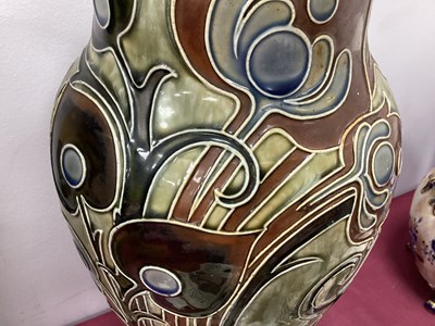 Lot 1048 - A Large Royal Doulton Stoneware Vase, of...