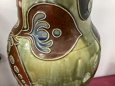 Lot 1048 - A Large Royal Doulton Stoneware Vase, of...