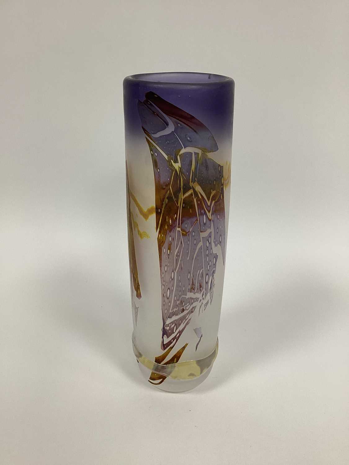 Lot 1005 - A Louis LeLoup (b.1929 Belgium) Art Glass Vase,...