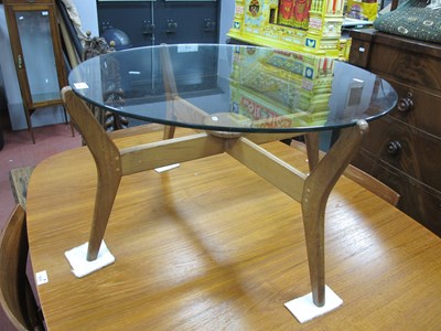 Lot 1514 - Mid-Century AFROMOSIA/ Teak? Coffee Table,...