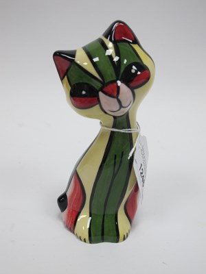 Lot 1246 - Lorna Bailey - Miss Prim the Cat, 14.5cm high.