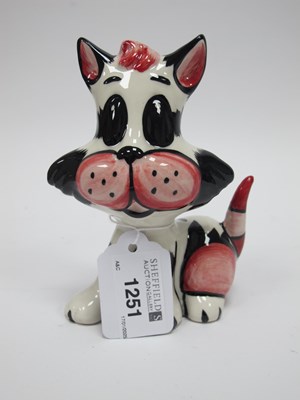 Lot 1251 - Lorna Bailey - Katerina the Cat, 13.5cm high.