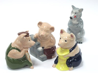 Lot 1193 - Four Wade Figures - The Three Little Pigs and...