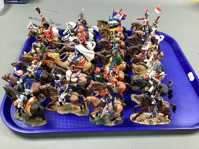 Lot 443 - Approximately 30 Del Prado Painted White Metal...