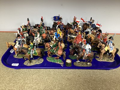 Lot 431 - Approximately 30 Del Prado Painted White Metal...