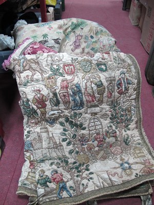 Lot 1091 - Bouncing Balls, Wall hanging, cushions:- One Box