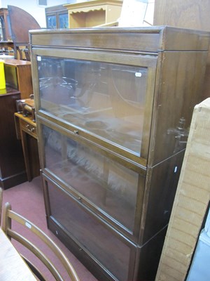Lot 1504 - Globe Wernicke Style Sectional Bookcase, with...