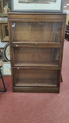 Lot 1467 - Globe Wernicke Style Sectional Bookcase, with...