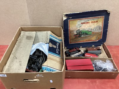 Lot 1044 - Hornby Tin Plate Train Set, including LMS 2270...