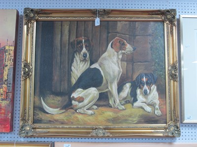 Lot 1430 - Parry. Study of Seated Dogs, oil on canvas,...