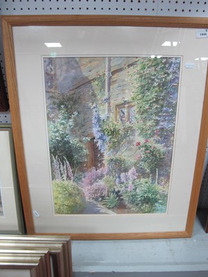 Lot 1444 - Tim Rose (Sheffield Artist) Garden scene,...