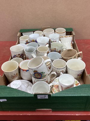 Lot 1012 - Commemorative ware, King George V and Queen...