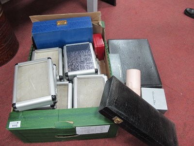 Lot 1412 - Rolex watch and jewellery box, display boxes...