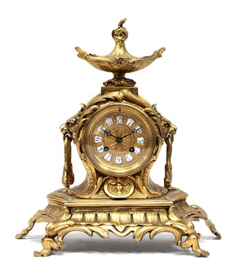 Lot 1381 - Japy Freres, French Ormolu Cased Mantle Clock,...