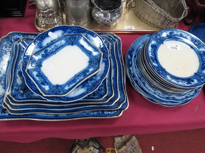 Lot 1270 - F & Sons Verona Graduated Meat Plates, (x 6),...