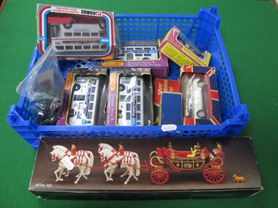 Lot 361 - Eight Diecast Model Vehicles, by Corgi, Dinky,...