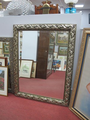 Lot 1417 - Large Bevelled Wall Mirror, circa late XX...