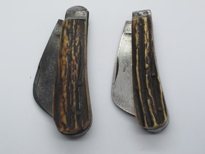 Lot 119 - IXL George Wostenholm Pruner, stag scales,...