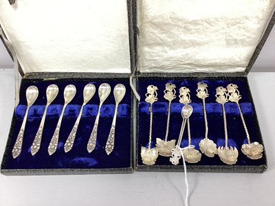 Lot 4 - A Set of Six Indonesian Demitasse Spoons, each...