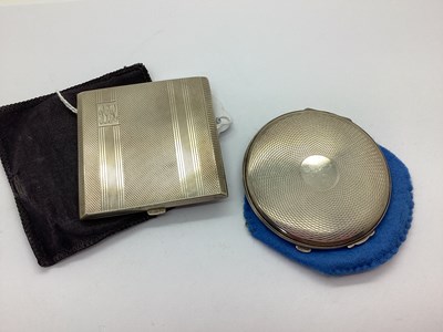 Lot 61 - A Hallmarked Silver Powder Compact, JR,...