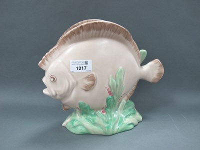 Lot 1217 - Clarice Cliff (Wilkinson Ltd) Vase, moulded as...