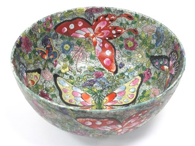 Lot 1297 - Chinese Famille Rose Pottery Bowl, featuring...