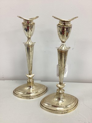 Lot 1 - A Pair of Matched Hallmarked Silver Art Deco...