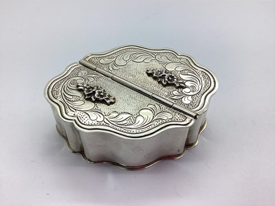 Lot 71 - A Highly Decorative Two Sided Snuff Box, of...