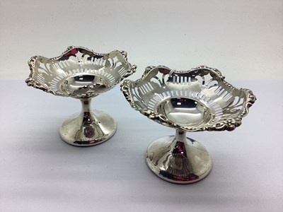 Lot 33 - A Pair of Matched Hallmarked Silver Decorative...