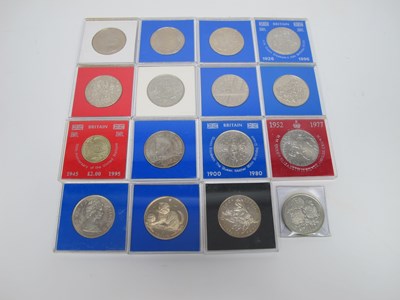 Lot 1274 - Five Pound Coins (x 9), including Diana...