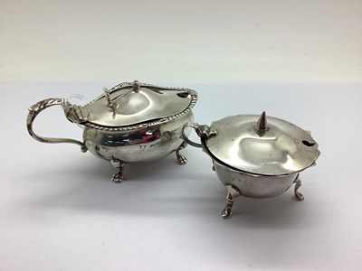 Lot 40 - A Victorian Hallmarked Silver Lidded Condiment...