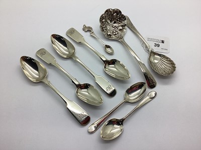 Lot 39 - An Assortment of Silver Flatware, to include a...