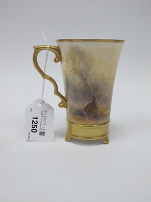 Lot 1250 - Milwyn Holloway Handpainted China Mug,...