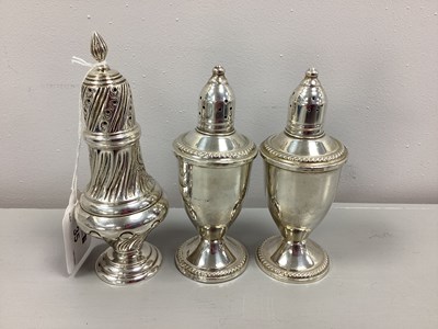 Lot 35 - Duchin Creation; A Pair of Silver Mounted Salt...