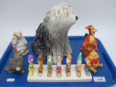 Lot 1249 - Beswick Pottery English Sheep Dog, impressed...