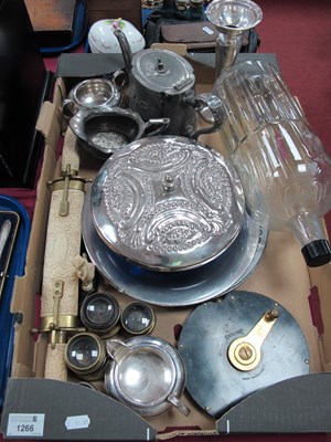 Lot 1266 - Large Poison Bottle, Indian knife, Glasgow...