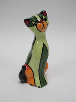 Lot 1224 - Lorna Bailey - Andy the Cat, 18cm high.