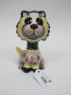 Lot 1235 - Lorna Bailey - Muppet the Cat, 13cm high.