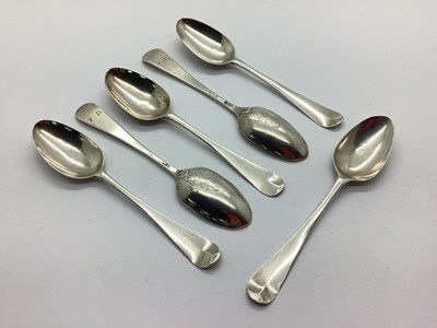 Lot 44 - A Set of Six Hallmarked Silver Teaspoons,...