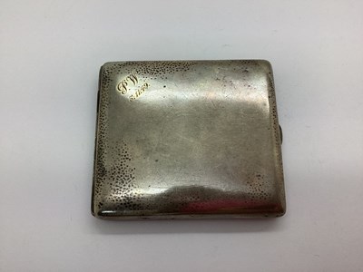 Lot 52 - A Vintage Sterling Silver Cigarette Case, of...