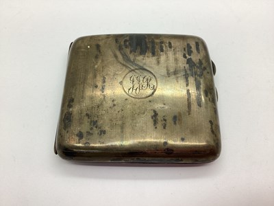 Lot 57 - A Hallmarked Silver Cigarette Case, part...