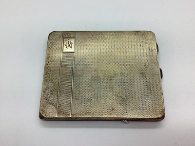 Lot 54 - A Hallmarked Silver Cigarette Case, allover...