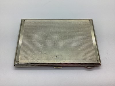 Lot 53 - A Hallmarked Silver Cigarette Case, JR,...