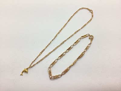 Lot 75 - A 9ct Gold Celtic Knot Style Panel Bracelet,...